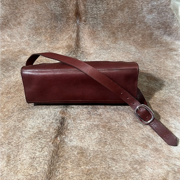 Vintage Western Purse- Two Bar West Red Leather Purse - Picture 5 of 6